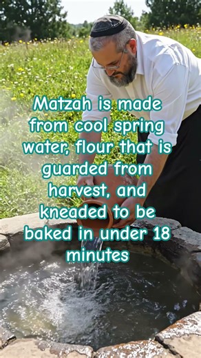 The simple recipe for making matzah for the Seder Let's celebrate #passover #judaism