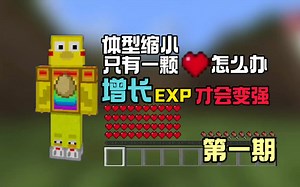我的世界：开局一颗心升级才会变强，缩小生存系列第一期
