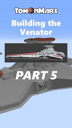 TomOnMars on Instagram: "Star Wars in Minecraft | The Venator Project PART 5 I’m continuing my most requested project - building a Venator-class cruiser, in Minecraft. In this update, I detail and texture the entire wing using a range of very clever commands, and a lot of hand-placing. Positioning the Open Circle Fleet’s logo was a fun challenge, and it turned out great! Now all that’s left to do is the interior, the engines, and the underside. xD 🟥Follow @tomonmars_mc for more Minecraft creati