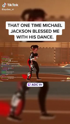 Dancing to Billie Jean 🔥 #fyp #dance #vtuber #vrchat #vtuberclips #twitchmoments