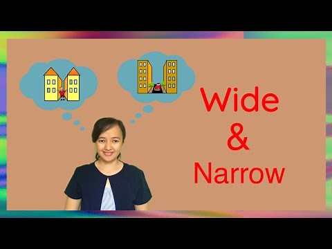Wide and Narrow Video | How to teach wide and narrow