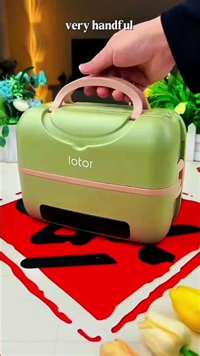 Portable Electric Lunch Box 🍱 Mini Food Warmer & Rice Cooker #home #viral #shorts