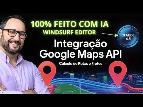 Route Calculation using Google Maps API 100% with AI from Claude 4.5