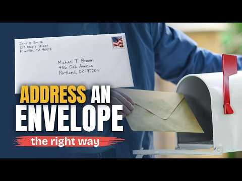 How to Address an Envelope | Step-by-Step