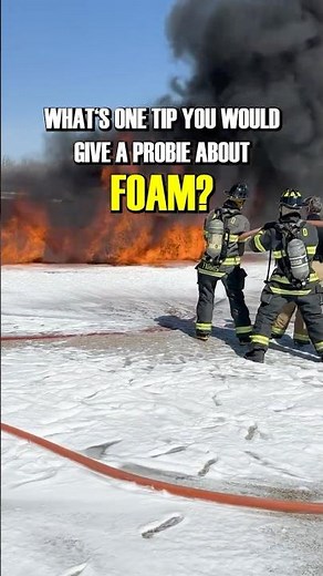 Firefighters! What's an underrated tip about foam? #firefighting #nozzle #training