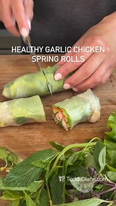 Healthy Garlic Chicken Spring Rolls or rice paper rolls are fresh and so good. We don’t add noodles so they can be lower carb but you can always add them if you want!! 👉🌈 comment RECIPE for the link in your DM 👉💥 SAVE & SHARE this video 👉❤️ visit our blog for step-by-step recipe tutorial https://whiteonricecouple.com/chicken-spring-rolls/ #Springrolls #springroll #summerrolls #ricepaper #ricepaperrolls | White On Rice Couple