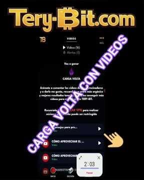 OBTENER CARGA VOLTA CON VIDEOS Tery-Bit.com