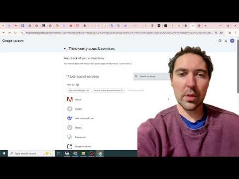 How to cancel authorization on a website using a Google account