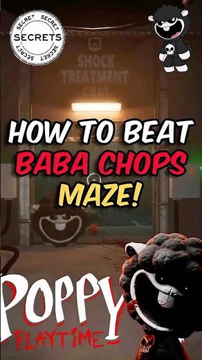 How to Beat Baba Chop's Maze in Poppy Playtime Chapter 4 | Escape Tutorial!