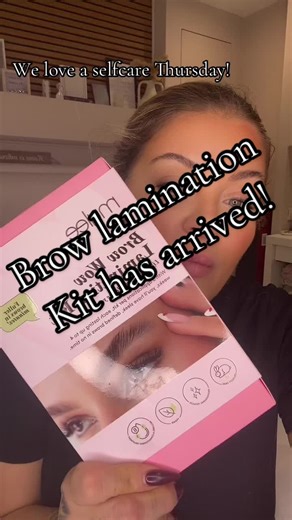 The at home brow lamination kit has arrived!! 👌#browlaminating #brows #mylee #blackfriday #ticktockmademebuyit @Myleebeauty