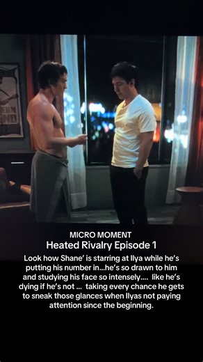 Mr. “not very subtle” Hollander. But we don’t blame you Shane, you’re doing everything right! #heatedrivalry #hollanov