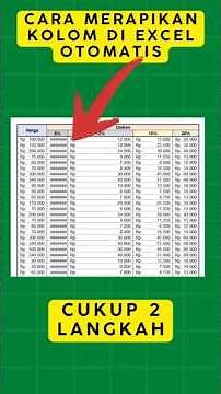 1 Secret to Tidying Up Columns in Excel That You Must Know
