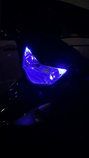 【アドレスV125G】通勤快速バイク購入_社外ヘッドライト_ポジションランプ点灯#カスタム