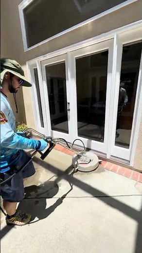 Hot Water Pressure Washing 💦🔥