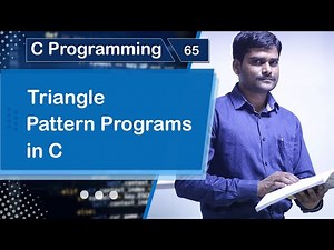 Triangle Pattern Programs in C - C Programming Tutorial 65 🚀