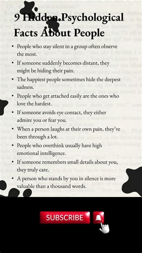 9 Hidden Psychology Facts About People That Are Surprisingly True
