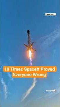 10 Times SpaceX Proved Everyone Wrong 💪 #shorts #spacex #spacexstarship #starship