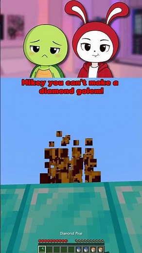 Diamond Golem! #minecraft