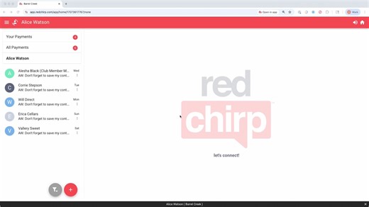 Onboarding: Getting Started with RedChirp