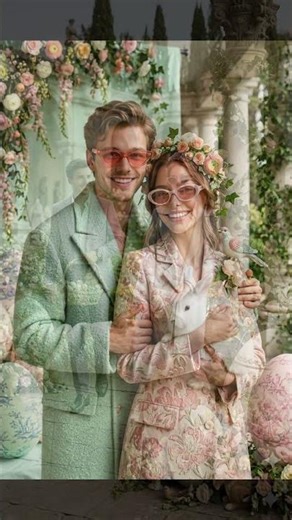 How To Easter photoshoot–photo slideshow trends, elegant art style & spring vibes relationship goals