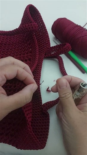 How to adjust macrame ropes? (tip) #crochet