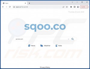 Sqoo Search Engine Browser Hijacker