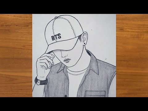 How to draw a Boy wearing cap -Drawing tutorial || Pencil sketch for beginner || Boy drawing