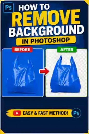 How to Remove Any Background in Photoshop | Step-by-Step Tutorial (2026)..#remove #photoshop