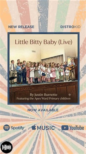 The best Mother’s Day song! Little Bitty Baby (Live) featuring the Apex Ward Primary kids #music