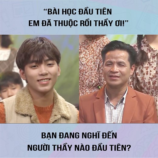 3.8M views · 93K reactions | Một ý tưởng cực hay ho và tình cảm cho ngày 20/11 sắp tới đây! ❤ Bạn đang nghĩ đến người thầy nào ngay khi nghe thấy giai điệu này? #VTV7 | VTV7 | Facebook