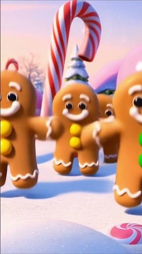 Gingerbread Parade 🎶 | Kids Nursery Rhyme Short | Sing Along