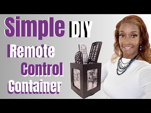 Simple DIY Remote Control Storage | Easy HACK