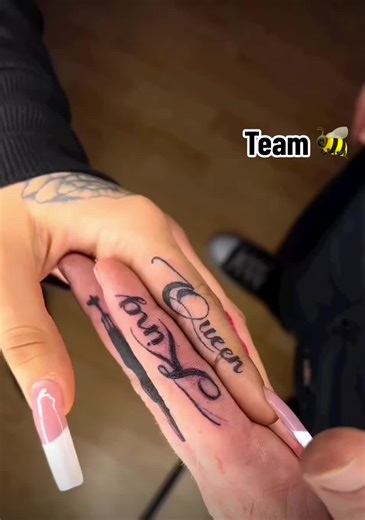 Gangster Couple Tattoo Inspiration | Trendy Couple Goals