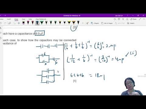 19.2b Capacitor Arrangements Exercise (MJ18 P42 Q6ab) | A2 Capacitance | Cambridge A Level Physics