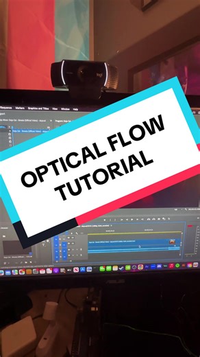Optical Flow Tutorial | Adobe Premiere Pro. #adobe #premierpro #editingtips #fyp