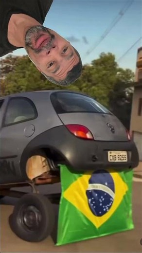 FORD KA ARQUEADO com Bandeira do Brasil na Festa da Seleção! #carrosrebaixados #selecaobrasileira