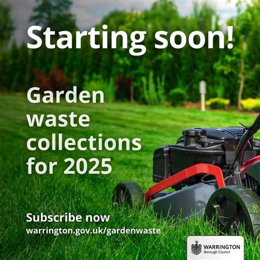 1.6K views | ♻️ Subscriptions for our garden waste collection service are now open ️ Collections will run from 4 March to 5 December 2025 | Warrington Borough Council | Facebook