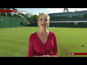 Carol Kirkwood | BBC Breakfast Weather 28th August 2016 | Cleavage!
