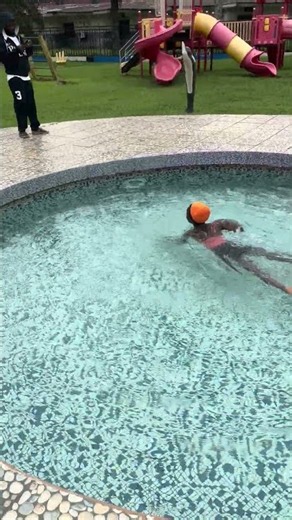Stephanie swimming