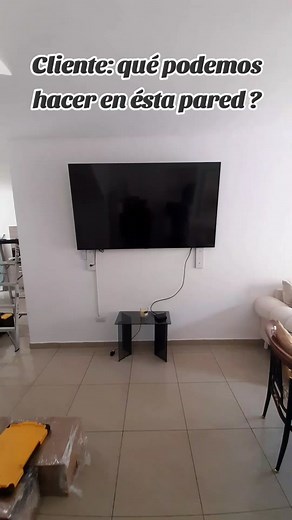 Wall Panel TV #wpcwallpanel #pvcmarmolizado #mueblesmodernos #decoraciondeinteriores