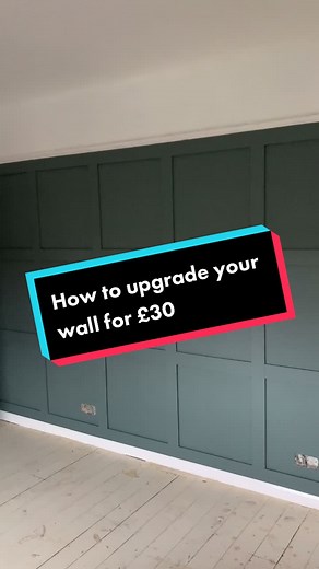 Absolutely love our pannel wall and so easy to do!! #panneling #decoration #paint #beforeandafter #fyp #firsttimehomebuyer #upgrade #renovation #clean