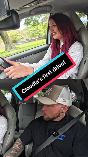 Claudia's First Driving Lesson Experience