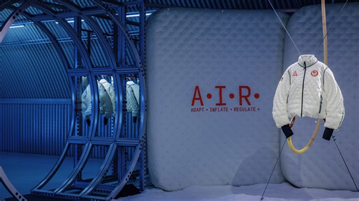 Nike reveals inflating Air Milano Jacket at 2026 Winter Olympics