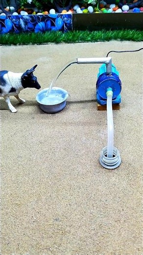 Diy how to make mini motor water pump science project video # 178