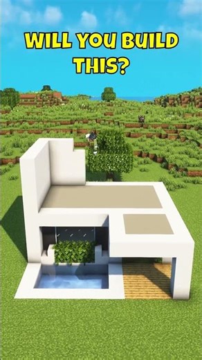 Minecraft Easy Modern House🏠 #shorts