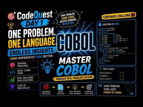 🚀 “Why am I learning COBOL in 2026?” 😳💻