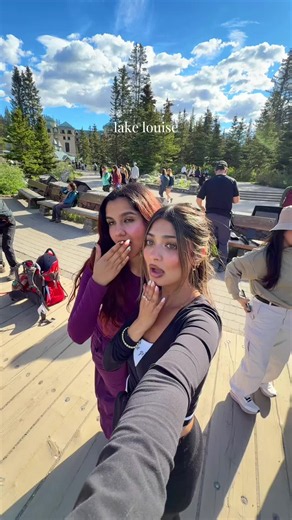 this is your sign to go to banff cause these were the prettiest views I’ve ever seen 😭 @Ananya #banff #alberta #travel #besties #banffitinerary