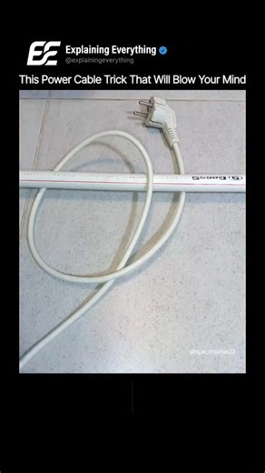 rahulyadav | Explaining Everythinng on Instagram: "Stop letting your workflow be interrupted by disconnected plugs. This is the Tension-Lock Interweave, the definitive "master’s knot" that ensures your power cables stay united, no matter how hard they are pulled across the job site. The secret lies in opposing force distribution. Instead of a simple plug-to-socket connection—which relies entirely on the friction of the metal prongs—you create a loose "overhand" loop with both cable ends before p