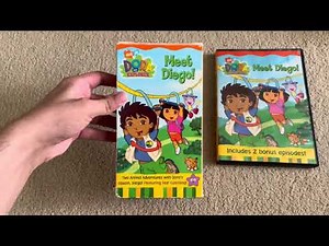 Dora The Explorer: Meet Diego! VHS/DVD Comparison
