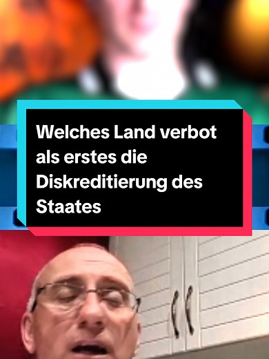 Welches Land verbot zuerst die Diskreditierung des Staates?